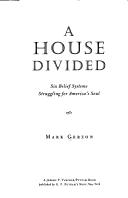 Cover for A house divided