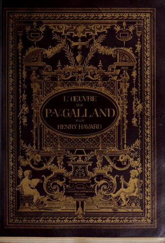 Cover for L'oeuvre de P.-V. Galland