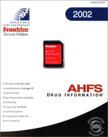 Cover for Ahfs Drug Information 2002