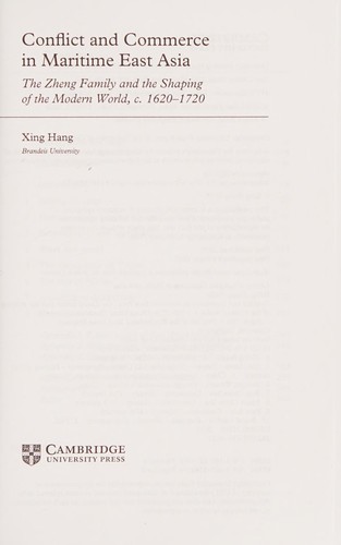 Cover for Conflict and Commerce in Maritime East Asia