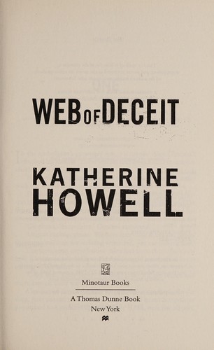 Cover for Web of deceit