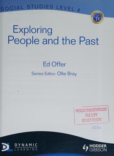 Cover for Exploring people and the past