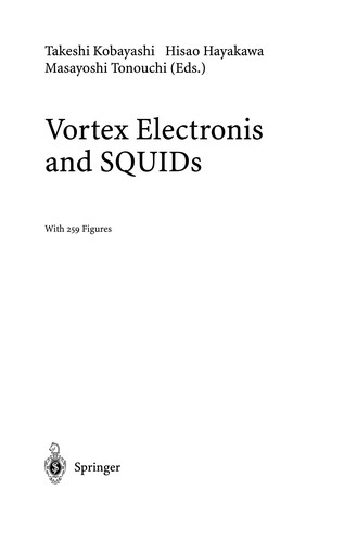 Cover for Vortex electronis [sic] and SQUIDs