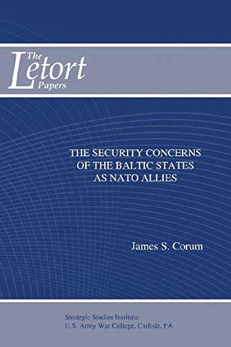 Cover for The Security Concerns of the Baltic States as NATO Allies