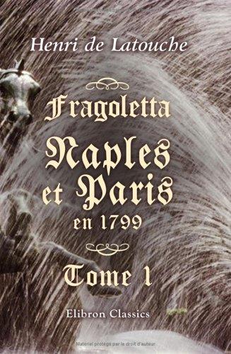 Cover for Fragoletta. Naples et Paris en 1799