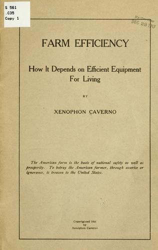 Cover for Farm efficiency