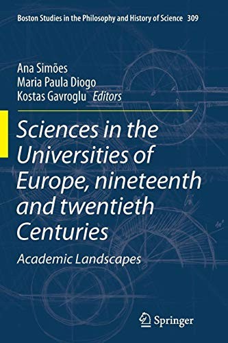 Cover for Sciences in the Universities of Europe, Nineteenth and Twentieth Centuries