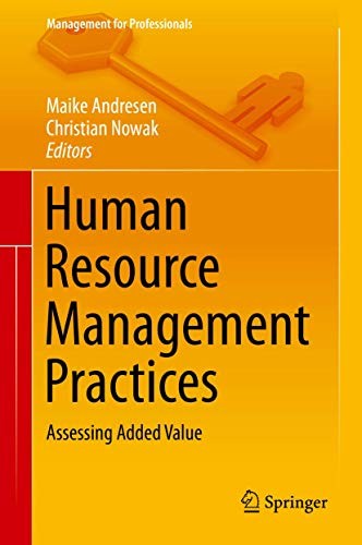 Cover for Human Resource Management Practices