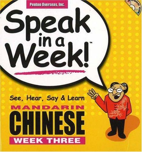 Cover for Speak in a Week Mandarin Chinese Week 3 (Speak in a Week)