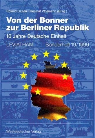 Cover for Von der Bonner zur Berliner Republik