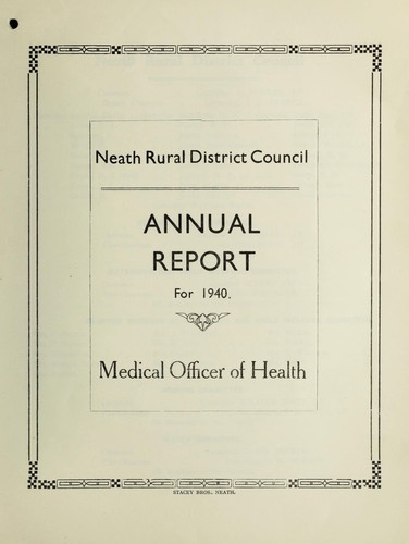 Cover for [Report 1940]