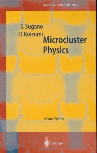 Cover for Microcluster physics