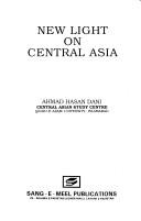 Cover for New Light on Central Asia