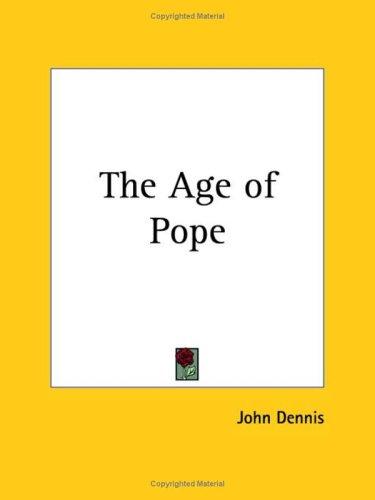 Cover for The Age of Pope