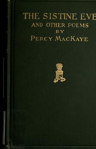 Cover for The Sistine Eve, and other poems