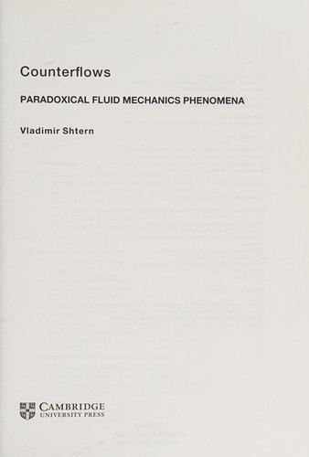 Cover for Counterflows