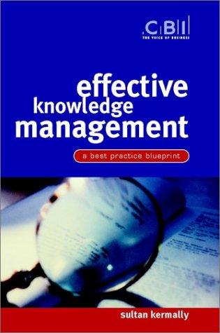 Cover for Effective knowledge management