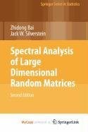 Cover for Spectral Analysis of Large Dimensional Random Matrices
