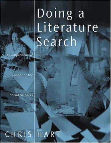Cover for Doing a literature search