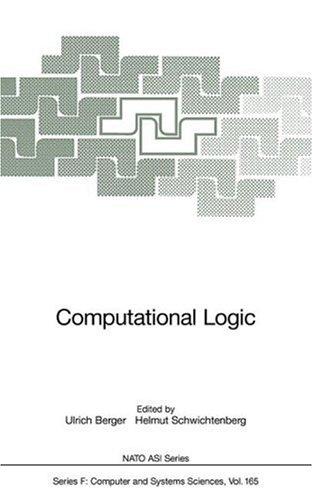 Cover for Computational Logic (NATO ASI Series / Computer and Systems Sciences)