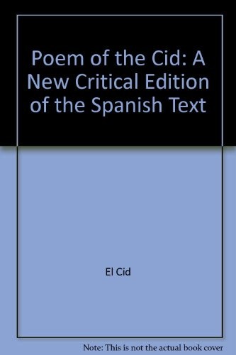 Cover for The poem of the Cid