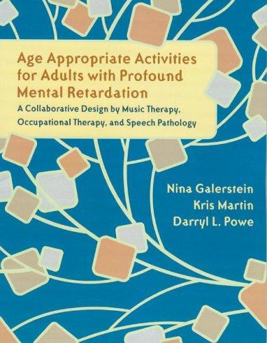 Cover for Age Appropriate Activities for Adults With Profound Mental Retardation
