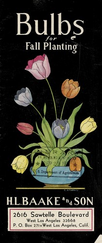 Cover for Bulbs for fall planting [catalog]