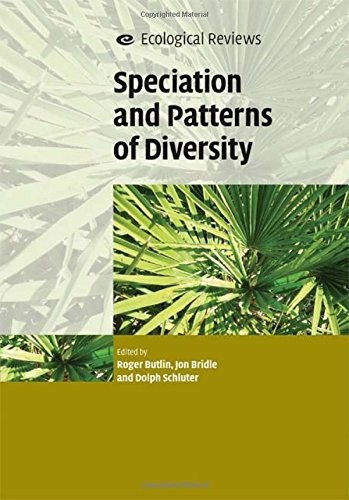 Cover for Speciation and patterns of diversity