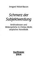 Cover for Schmerz der Subjektwerdung