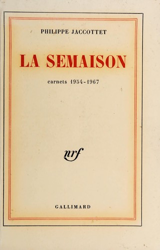 Cover for La semaison