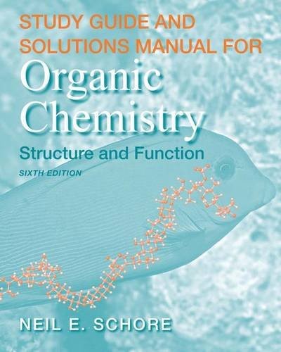 Cover for Study Guide/Solutions Manual for Organic Chemistry