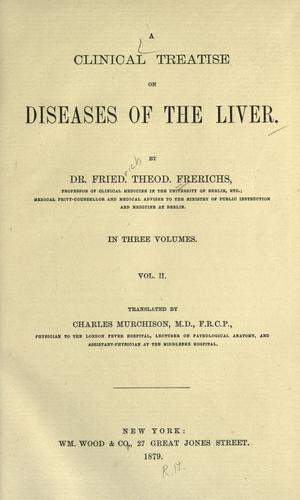 Cover for A clinical treatise on diseases of the liver