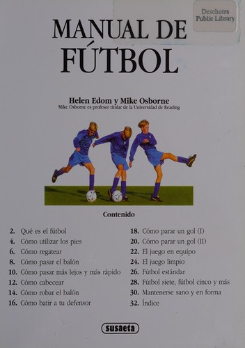 Cover for Manual de fútbol
