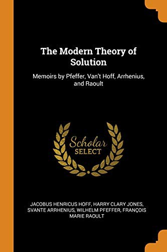 Cover for The Modern Theory of Solution