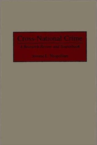 Cover for Cross-national crime