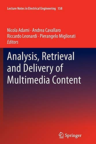 Cover for Analysis, Retrieval and Delivery of Multimedia Content