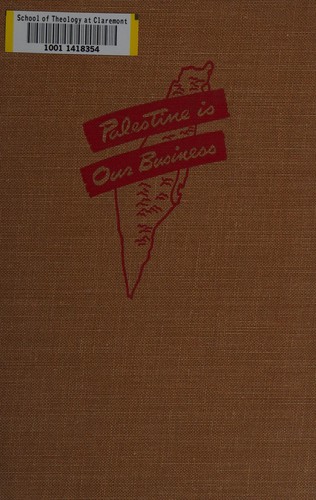 Cover for Palestine is our business.