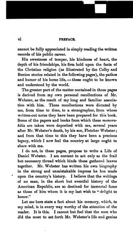 Cover for Reminiscences and Anecdotes of Daniel Webster