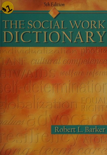 Cover for The social work dictonary
