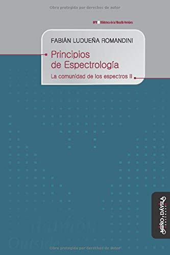 Cover for Principios de Espectrología. La comunidad de los espectros II