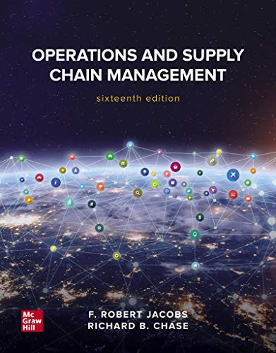 Cover for Loose Leaf for Operations and Supply Chain Management