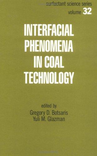Cover for Interfacial phenomena in coal technology