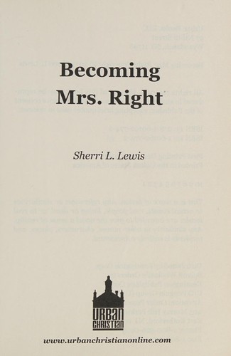 Cover for Becoming Mrs. Right