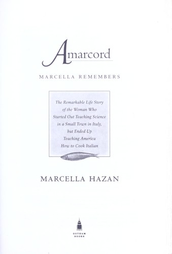 Cover for Amarcord, Marcella remembers