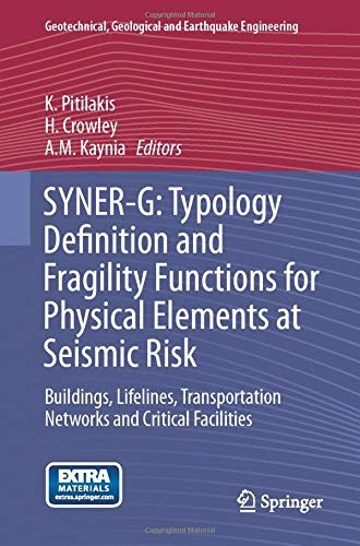 Cover for SYNER-G : Typology Definition and Fragility Functions for Physical Elements at Seismic Risk
