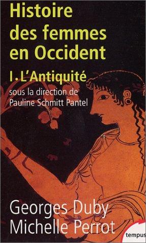 Cover for Histoire des femmes en Occident, tome 1
