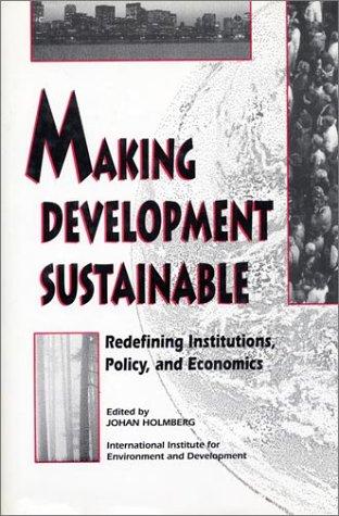 Cover for Making development sustainable
