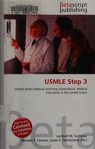 Cover for USMLE step 3