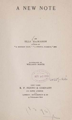 Cover for A new note