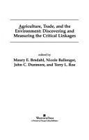 Cover for Agriculture, Trade, and the Environment